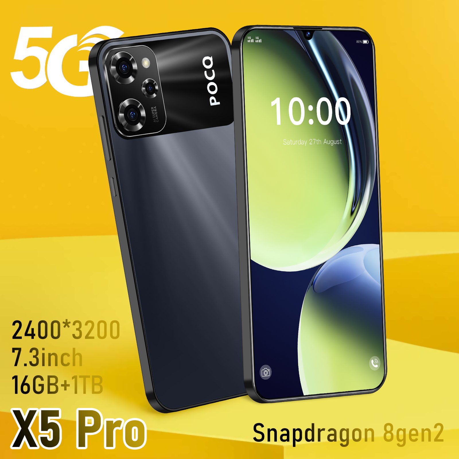 HOT Selling X5 Pro 6.53inch 5MP+13 3GB+64 Quad Core Android10.0 3G 4G Network Gaming Phone